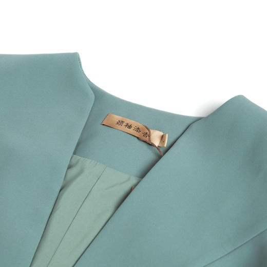 颈袖添香时尚气质七分袖韩职业装正装工装西装套装女套裙J8101989 商品图2
