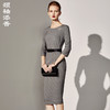 颈袖添香-连衣裙-J8382792颈袖添香季新款时尚中长款修身气质显瘦职场包臀连衣裙女J8382792 商品缩略图0
