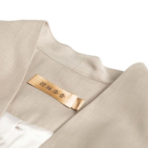 孤品-颈袖添香春秋装新款时尚气质OL女士小西装职业装女装套装套裙J8101904（不退可换）不退可换 商品图2