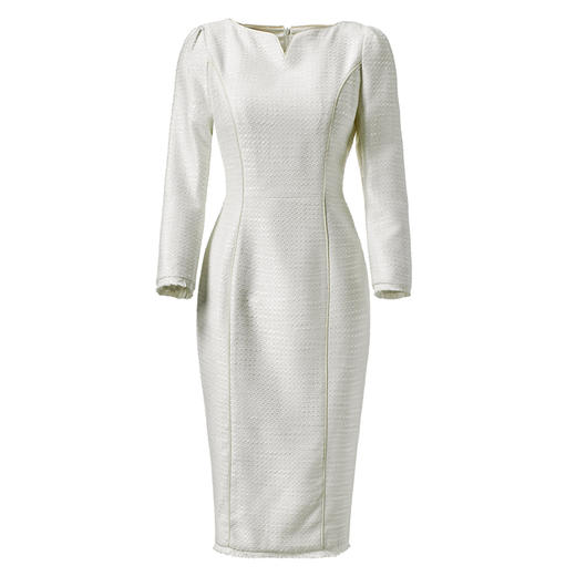 孤品 J7180017C颈袖添香季气质修身OL职场七分袖包臀显瘦连衣裙女J7180017C 商品图4