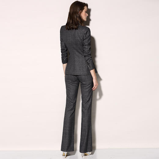 孤品-J74A1868颈袖添香春秋装新款女装时尚修身显瘦女士西装职业装套装正装J74A1868 商品图1