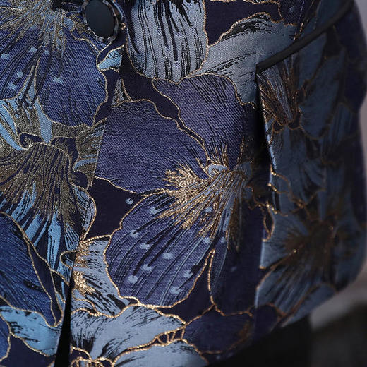 Q-YZCA601个性时尚轻奢优雅花色小西装外套 商品图4