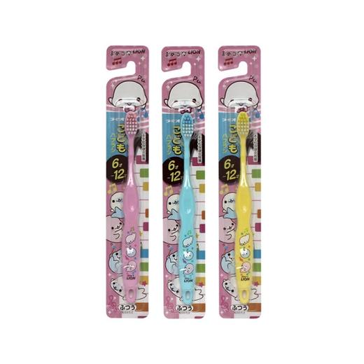 【一般贸易】LION 狮王 海豚宝宝儿童软毛牙刷 6-12岁 多种颜色随机发货 商品图0