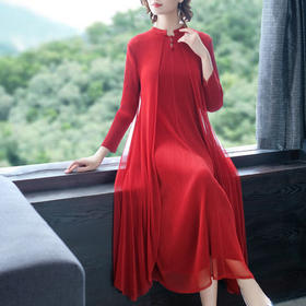 XM-J2206秋季新款胖mm遮肚字裙子