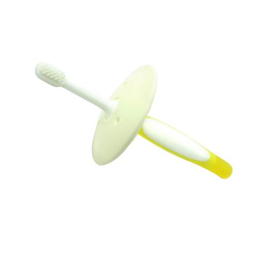 【一般贸易】贝亲 儿童训练-2阶段牙刷（8-12月）10518 软毛牙刷 商品图0