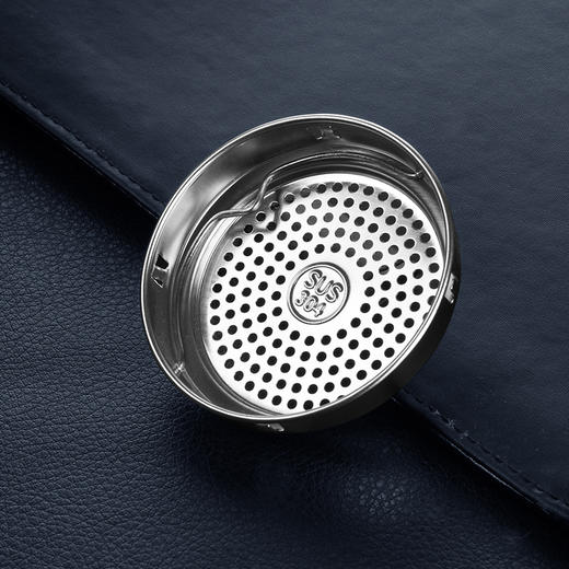 绿珠lvzhu 玻璃杯双层500ml 创意便携商务男女士大容量 茶水分离过滤办公泡茶水杯子B680 商品图8