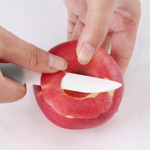 贝瑟斯 陶瓷刀水果刀套装 家用削皮刀迷你便携砧板案板 刮皮刀宿舍刀具刮皮器切水果小号厨房刨皮刀 商品图1