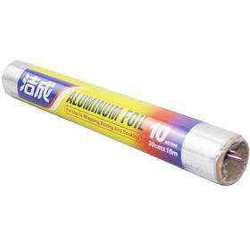 洁成烘培烧烤烤箱烤盘锡纸10米 铝箔卷 厨房用加厚锡纸 30CM*10M