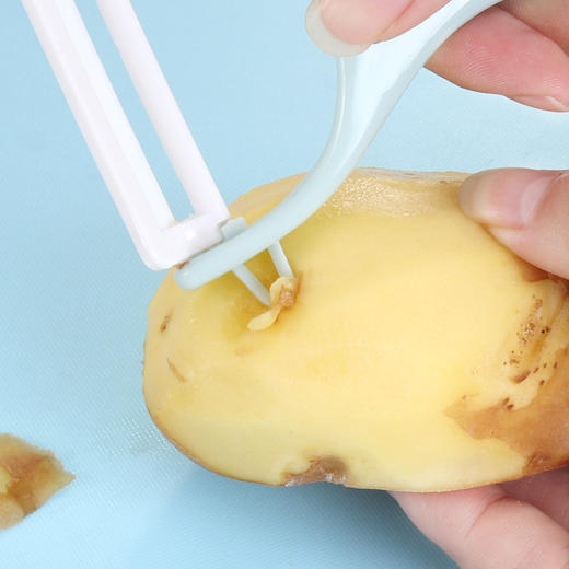 贝瑟斯 陶瓷刀水果刀套装 家用削皮刀迷你便携砧板案板 刮皮刀宿舍刀具刮皮器切水果小号厨房刨皮刀 商品图3