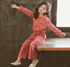 。【童装】秋季新款韩版中大童衬衫裤子两件套 商品缩略图1