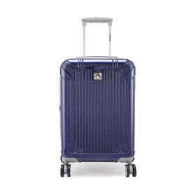 外交官（Diplomat）镜面扩充层箱子登机箱行李箱男女旅行箱万向轮拉杆箱密码箱TC-6012 20英寸 深蓝色