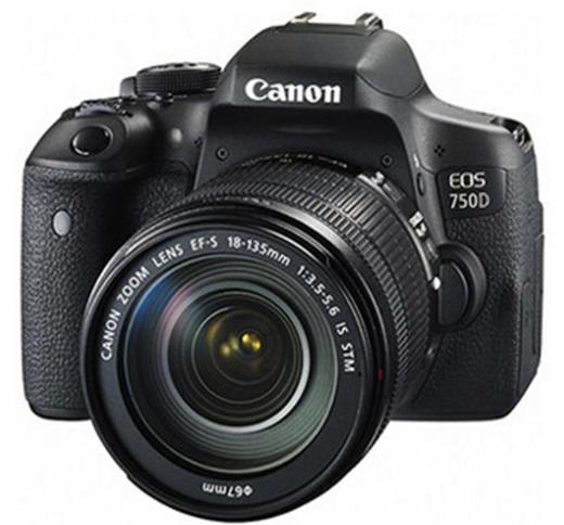 【佳能单反相机】Canon/佳能EOS 750D（18-135MM）套机入门级高清数码相机单反相机 商品图3