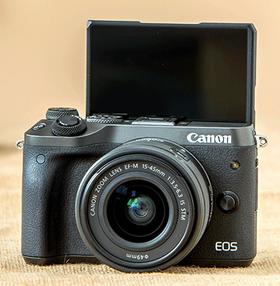 【canon微单相机】Canon/佳能 EOS M6(15-45mm)套机微单相机美颜自拍相机旅游m6