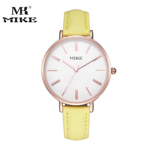 【女士手表】MIKE米可新款时尚简约休闲女士石英电子学生皮带防水手表超薄手表 商品图3