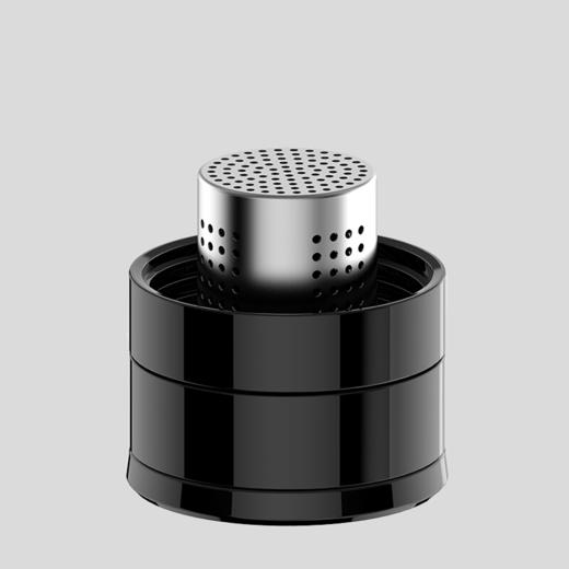 富光 雷克大容量耐摔玻璃杯 商务男士双层塑玻茶杯 茶水分离杯玻璃杯子 带提环便携过滤学生水杯500ML黑色 商品图4