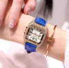 【女士手表】。新款时尚腕表简约方形潮流女式表水钻石英表小巧学生女士手表 商品缩略图1