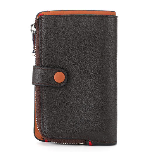 【会员价：148.27】Samsonite/新秀丽男士钥匙包多功能牛皮时尚钥匙扣钱包 TK7 咖啡色/黄棕色 商品图3