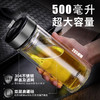 绿珠lvzhu 玻璃杯双层500ml 创意便携商务男女士大容量 茶水分离过滤办公泡茶水杯子B680 商品缩略图1