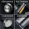 绿珠lvzhu 玻璃杯双层500ml 创意便携商务男女士大容量 茶水分离过滤办公泡茶水杯子B680 商品缩略图2