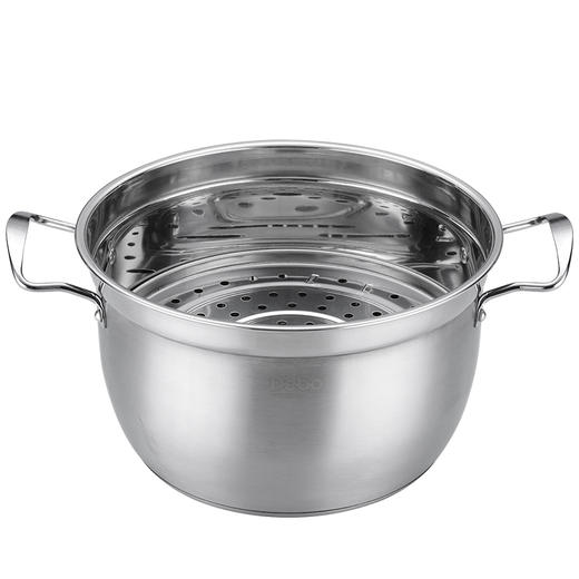 Debo德铂贝勒堡蒸锅不锈钢汤锅电磁炉燃气通用锅26cm 商品图7