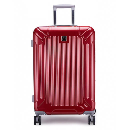外交官（Diplomat）镜面扩充层箱子登机箱行李箱男女旅行箱万向轮拉杆箱密码箱TC-6012 20英寸 红色 商品图0