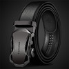 美洲野牛男士皮带自动扣牛皮商务腰带休闲裤带N71287-2B黑色 商品缩略图2