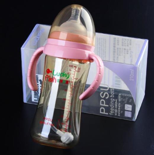 【奶瓶】*婴儿PPSU宽口径卡腰弧形握把防摔奶瓶 商品图3