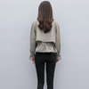 LJY-M6001-727秋季气质韩版女装短外套 商品缩略图1