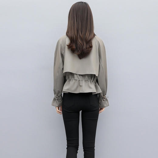 LJY-M6001-727秋季气质韩版女装短外套 商品图1