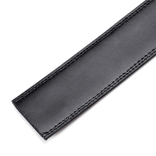 波斯丹顿（BOSTANTEN）男士牛皮腰带自动扣无头皮带平滑扣皮带条商务皮带裤带身 B4173161黑色 商品图6