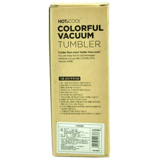 乐扣乐扣（lock&lock）缤纷保温杯 LHC4014BLK（330ml）黑色 商品图1