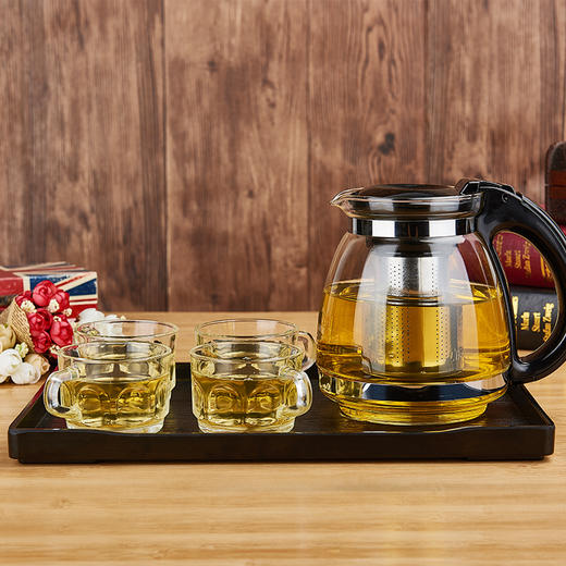 紫丁香茶盘托盘蓄水茶台日式创意托盘环保大号 商品图1