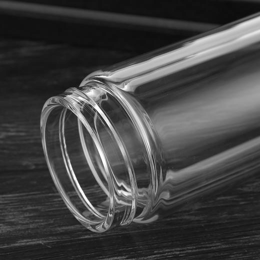 富光 男女士带茶隔水杯 便携创意杯子双层泡茶玻璃杯 320ML 本色（X1804-SP-320） 商品图2