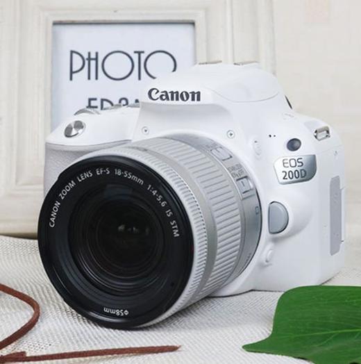【canon微单相机】佳能 EOS 200D套机18-55 单反相机入门级 数码高清照相机佳能200D 商品图0