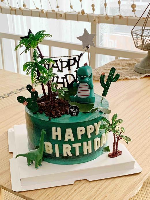可爱小恐龙乐园生日蛋糕 商品图1