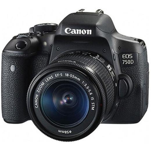 【佳 能】单反相机Canon/佳能EOS 750D（18-55STM）套机高清数码单反照相机 商品图0