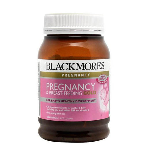 【保税】Blackmores/澳佳宝 孕妇黄金营养素180粒 澳洲原装进口 备孕期哺乳含叶酸DHA 商品图1