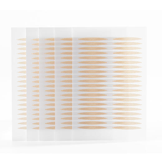 美肤语蕾丝隐形双眼皮贴800贴MF5063（网状橄榄形）附带镊子推送棒美眼贴 商品图3