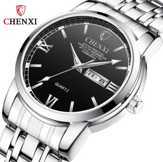 【男士手表】CHENXI手表8211现货批发钢带商务手表 商品图0