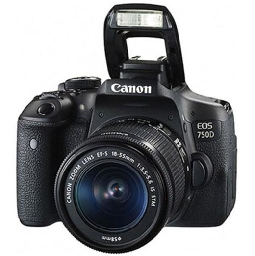 【佳 能】单反相机Canon/佳能EOS 750D（18-55STM）套机高清数码单反照相机 商品图1