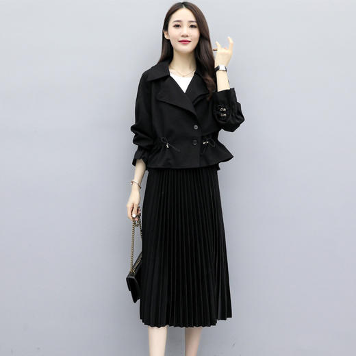 LJY-M6001-727秋季气质韩版女装短外套 商品图2