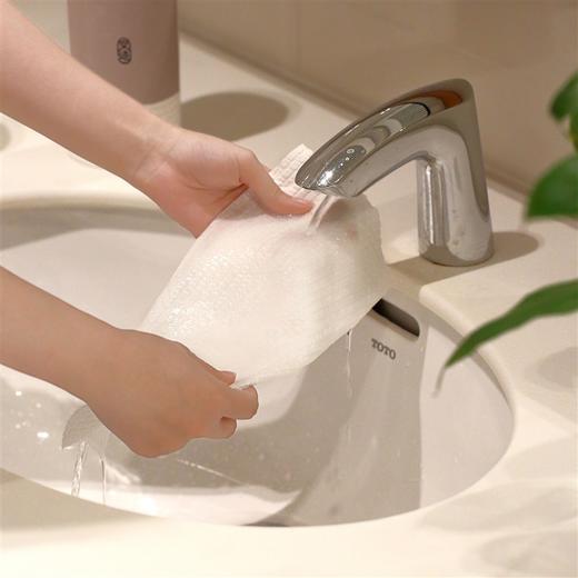 京东京造 懒人抹布厨房一次性抹布洗碗布厨房用纸4个装 商品图4