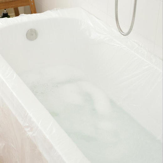 欣沁 一次性泡澡袋 加厚加大 差旅便携浴缸套 木桶澡盆SPA加厚塑料浴缸膜隔离袋 单个装 商品图2