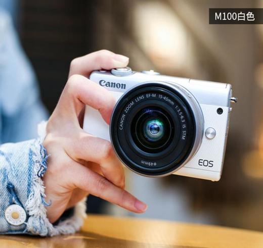 【佳 能】Canon/佳能 EOS M100 套机15-45STM 入门级 微单数码相机高清旅游 商品图3