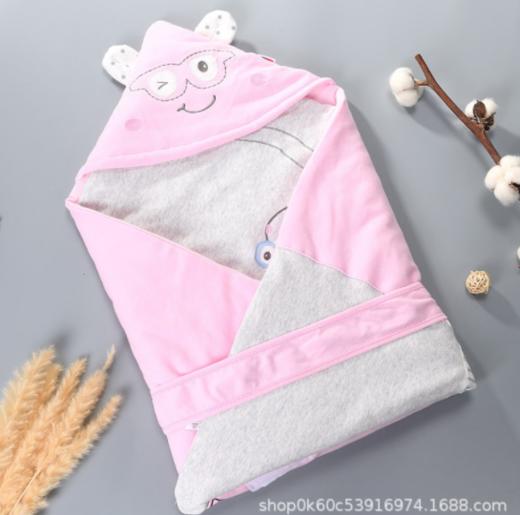 【婴儿用品】。婴儿抱被 新生儿抱毯春夏秋薄棉睡袋被子宝宝襁褓 商品图2