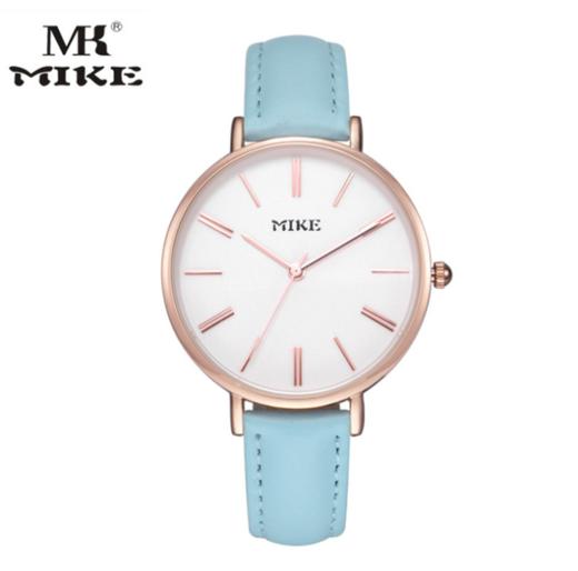 【女士手表】MIKE米可新款时尚简约休闲女士石英电子学生皮带防水手表超薄手表 商品图1