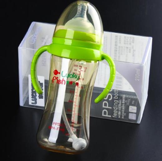 【奶瓶】*婴儿PPSU宽口径卡腰弧形握把防摔奶瓶 商品图4