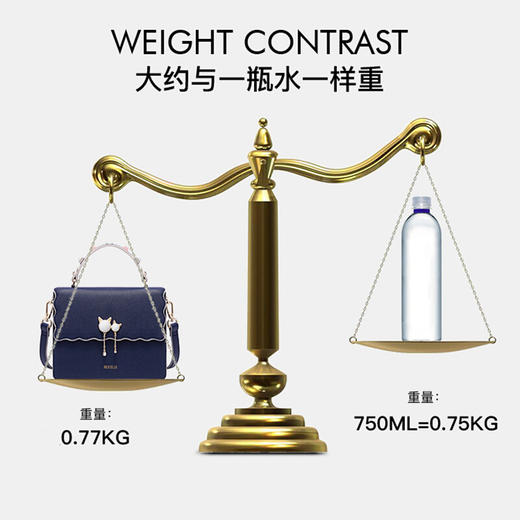 纽芝兰（NUCELLE）新款包包女包爆款单肩包铆钉手提包女神韩版ins斜挎小方包潮流手机包 149气质宝蓝 商品图3