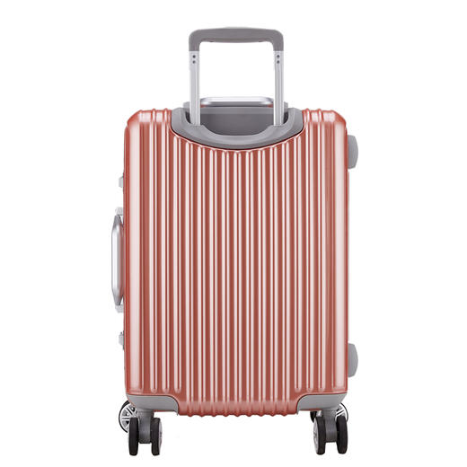 外交官（Diplomat）镜面箱子铝框拉杆箱万向轮行李箱男女旅行箱密码箱TC-9032 玫瑰金 20英寸 商品图4