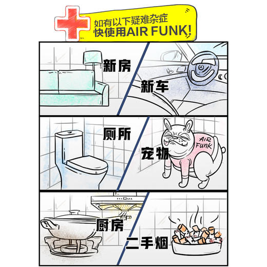 air funk光触媒除甲醛膏350g*3家用活性炭魔盒甲醛清除剂天然空气净化剂新房室内装修新车去甲醛除臭除异味 商品图3